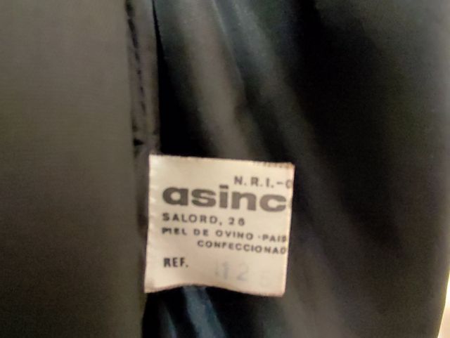 Abrigo mujer de piel