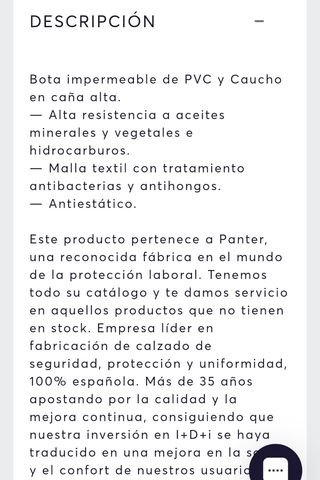 Botas de goma Panter 45