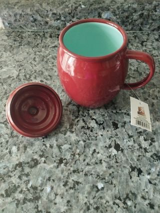 Puchero cafetero porcelana esmaltado