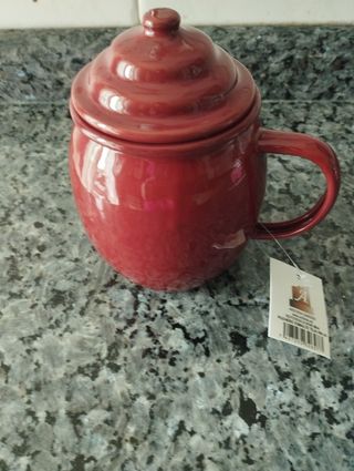 Puchero cafetero porcelana esmaltado