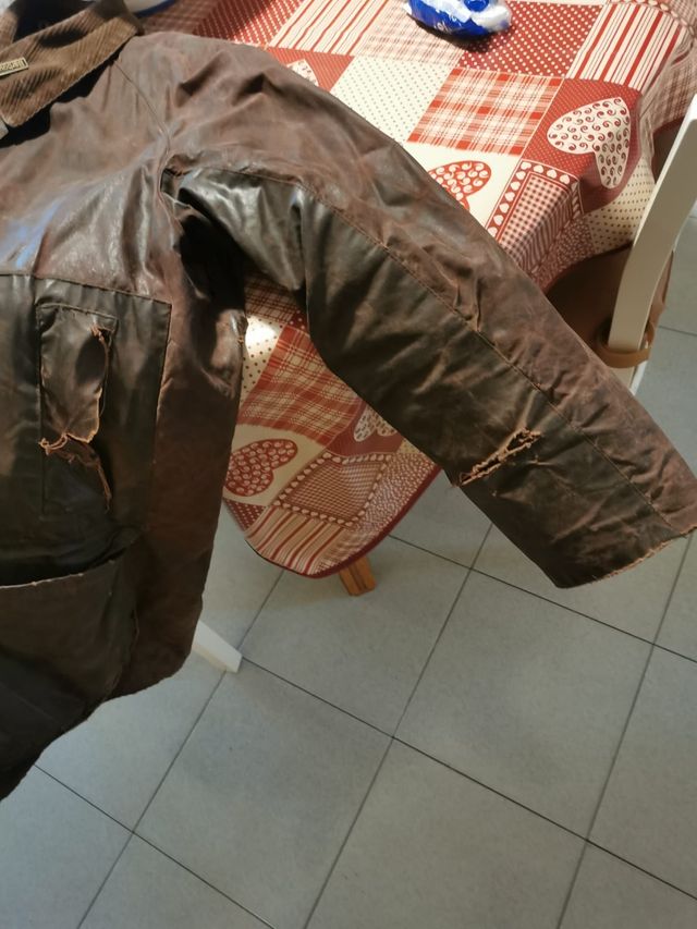 Barbour giubbotto usurato