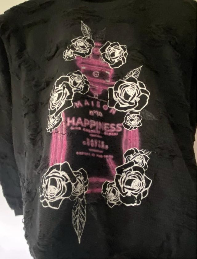 Felpa Happiness bambina 8 anni