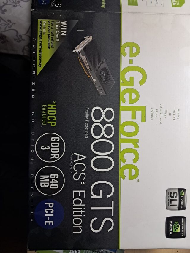Tarjeta gráfica EVGA 8800 GTS