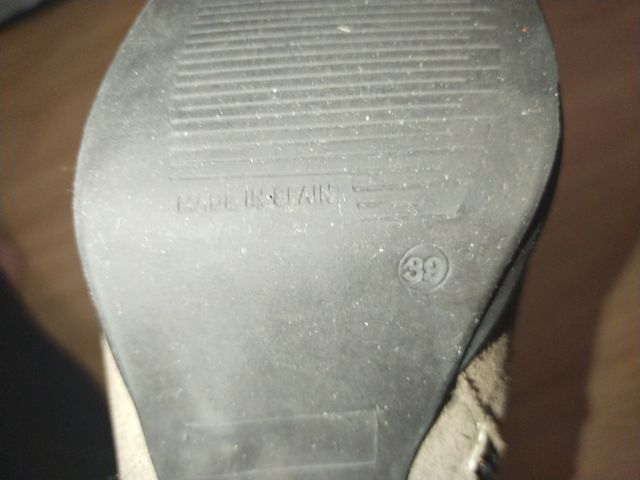 Botines cremallera central