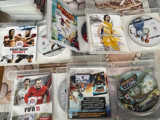 ps3 fifa,nba,rayman,ratchet y fight night round 4
