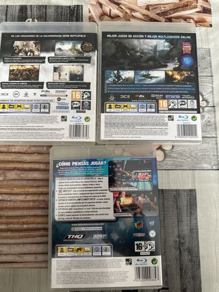 ps3 battlefield 3 y 2 y smackdown raw