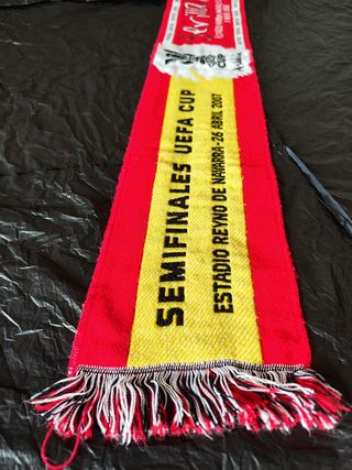 Bufanda fútbol UEFA 2007 Osasuna Vs Sevilla