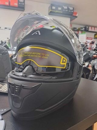Casco integral ADN stelvio color negro