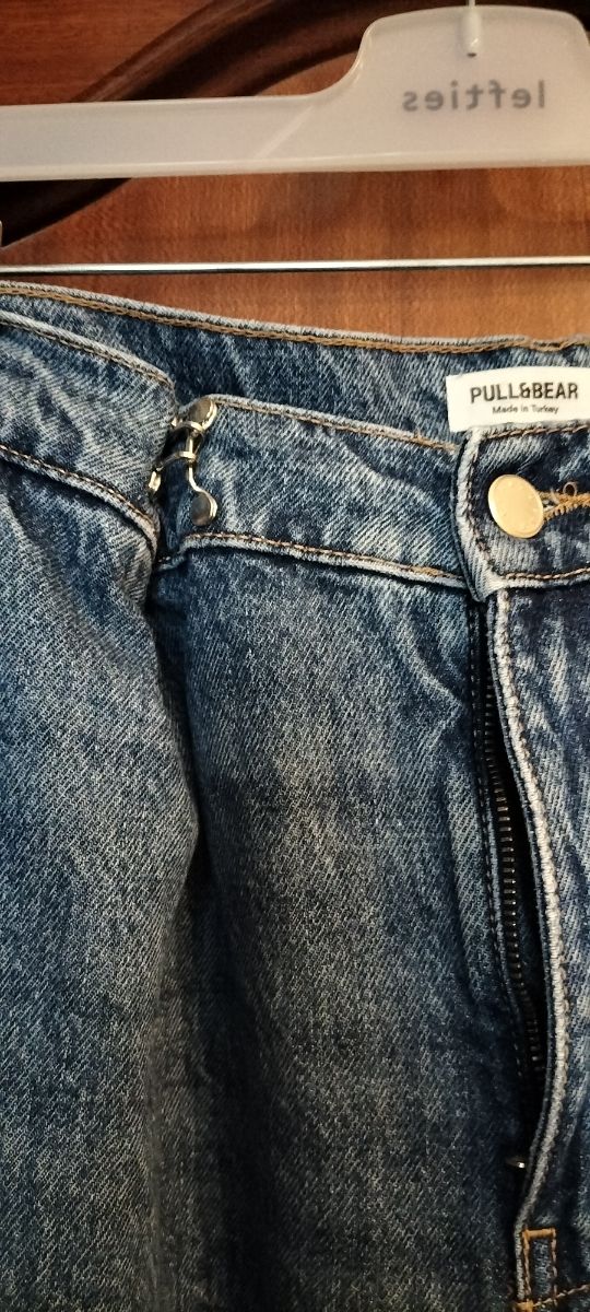 Pantalon denim ancho
