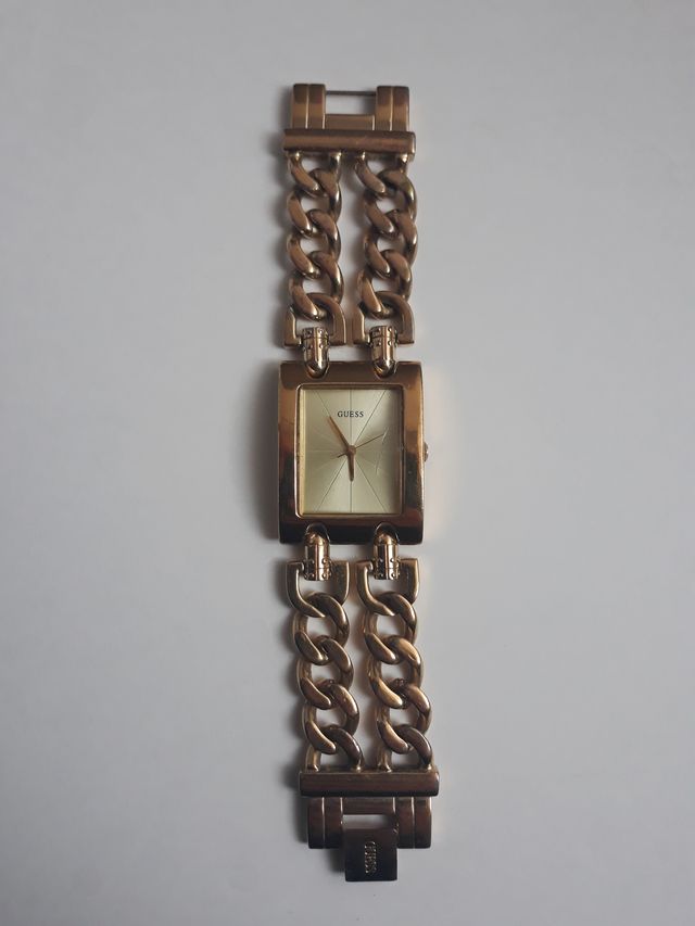 Guess-reloj dorado señora