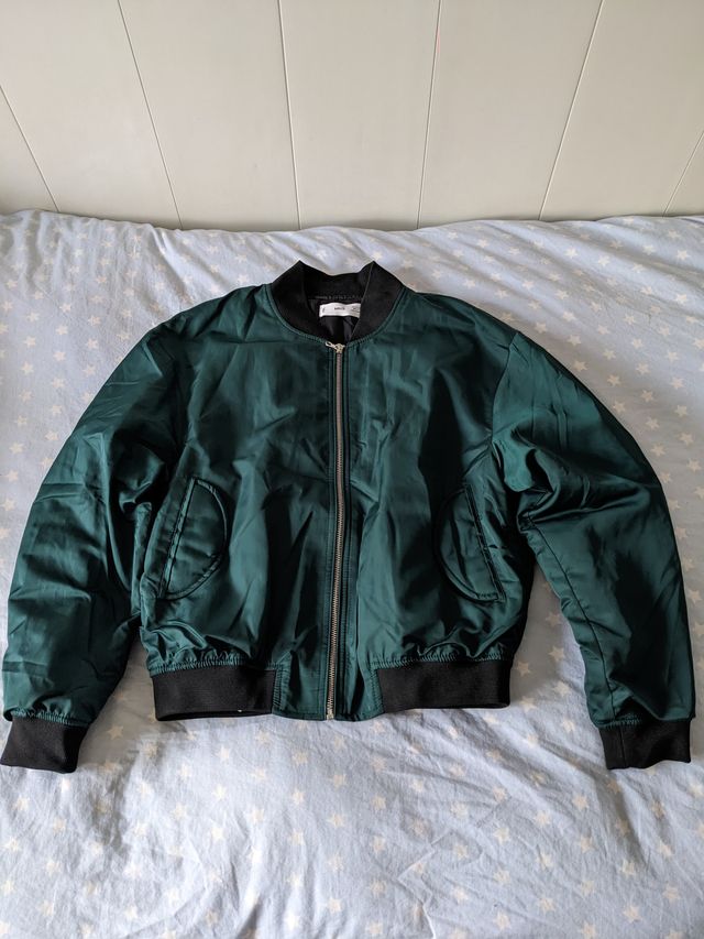 Cazadora bomber mujer Mango talla M