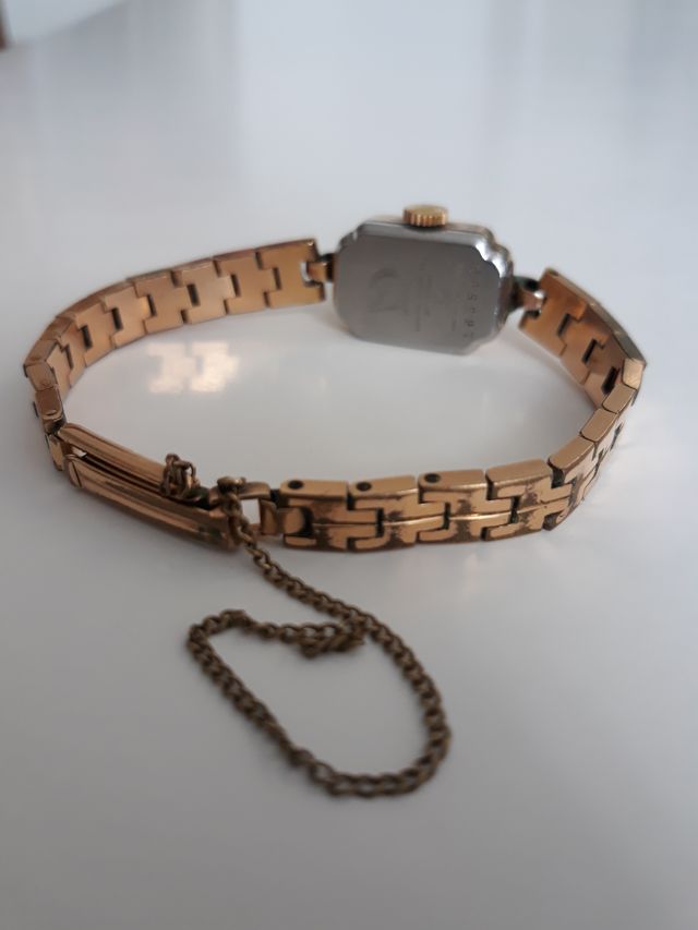 Dogma Prima-Reloj dorado vintage