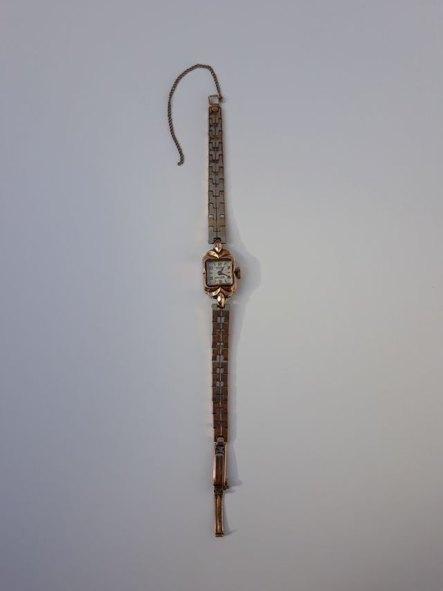 Dogma Prima-Reloj dorado vintage