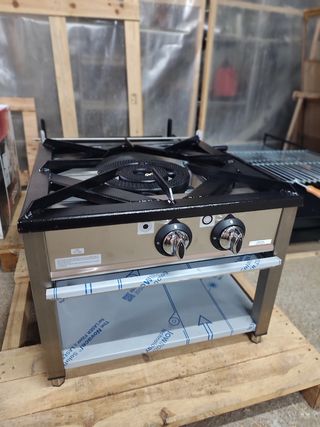 FOGÓN RAPIDO + OLLA INOX 40 litros