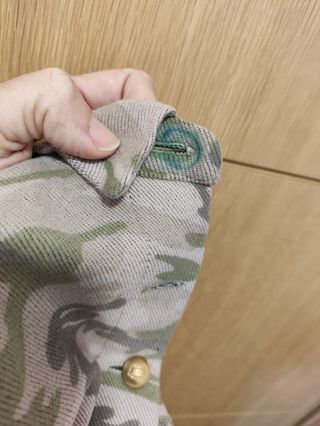 La Condesa vestido tipo militar camuflaje 