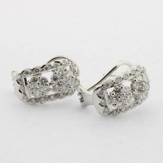 Pendientes oro con brillantes