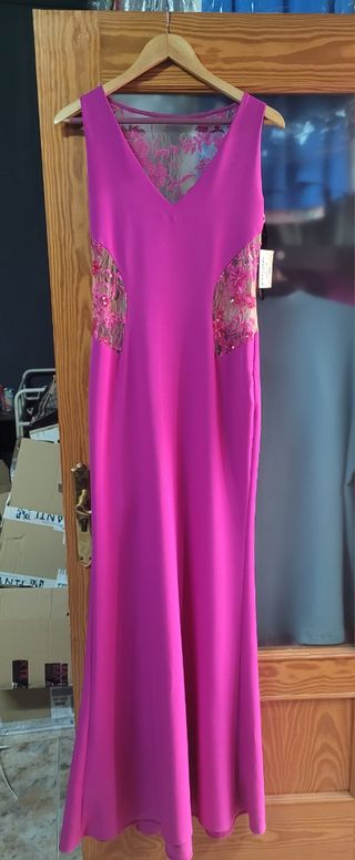 Vestido fiesta/ceremonia en color rosa