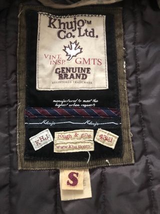 Chaqueta Khujo Ford II talla S bomber 