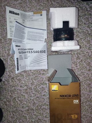 Cámara Nikon D3200 + Objetivo 18-55mm