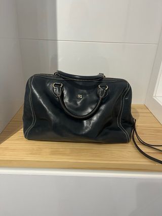 Bolso Purificacion Garcia azul marino