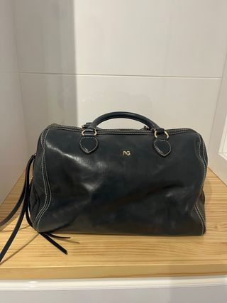 Bolso Purificacion Garcia azul marino