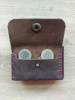 Cartera de Cuero Artesanal