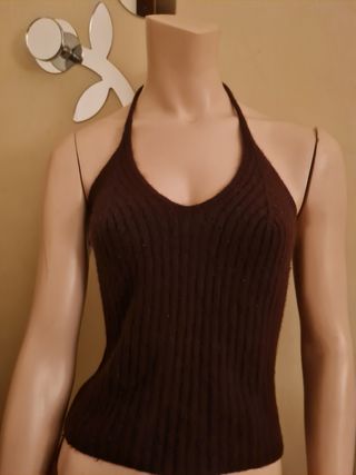 Top vintage in lana d'angora
