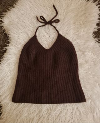 Top vintage in lana d'angora