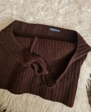 Top vintage in lana d'angora