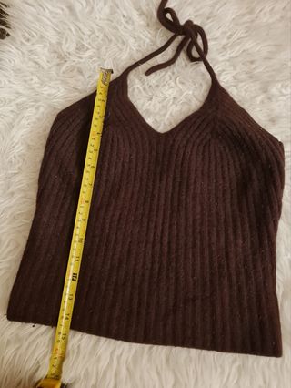 Top vintage in lana d'angora