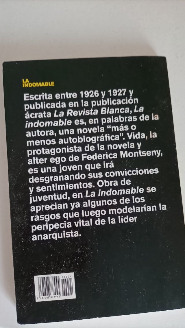 Libro INDOMABLE
