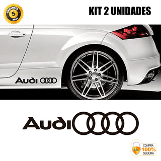 KIT PEGATINAS ADHESIVOS LOGO AUDI GRAN CALIDAD