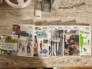 wii Nintendo con giochi e balance board