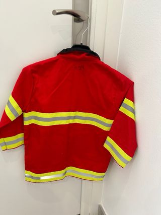 disfraz chaqueta de bombero