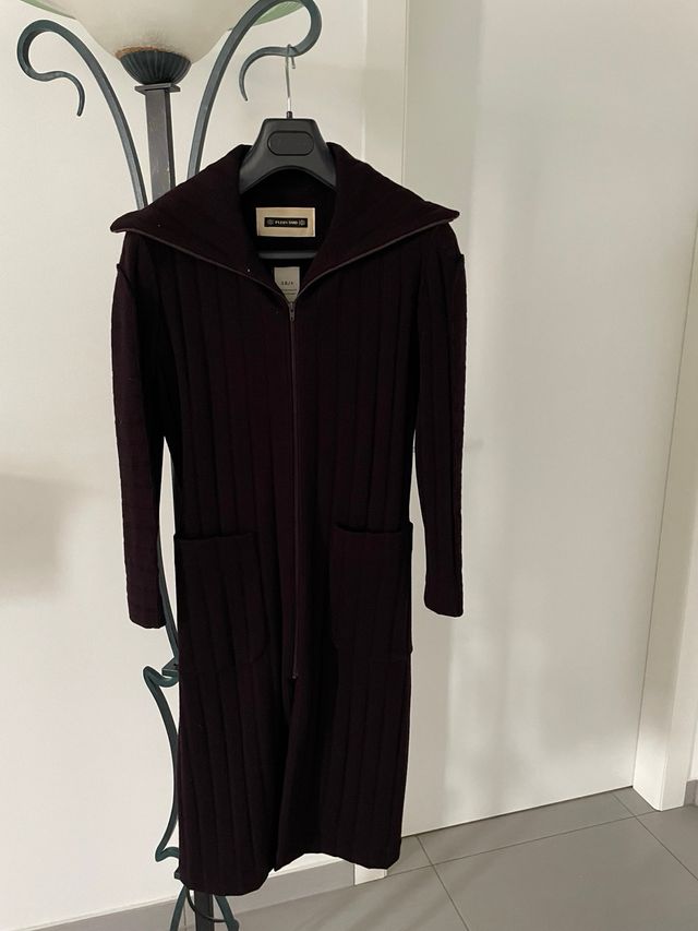 cappotto / capospalla plein sud marrone lana