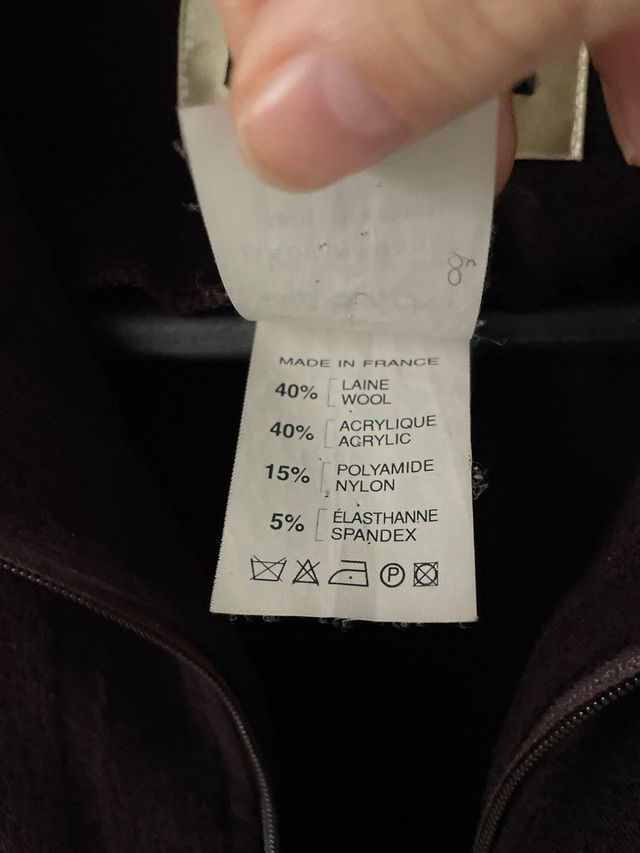 cappotto / capospalla plein sud marrone lana