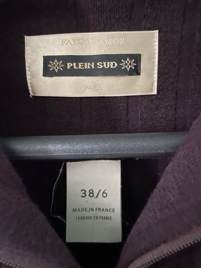 cappotto / capospalla plein sud marrone lana