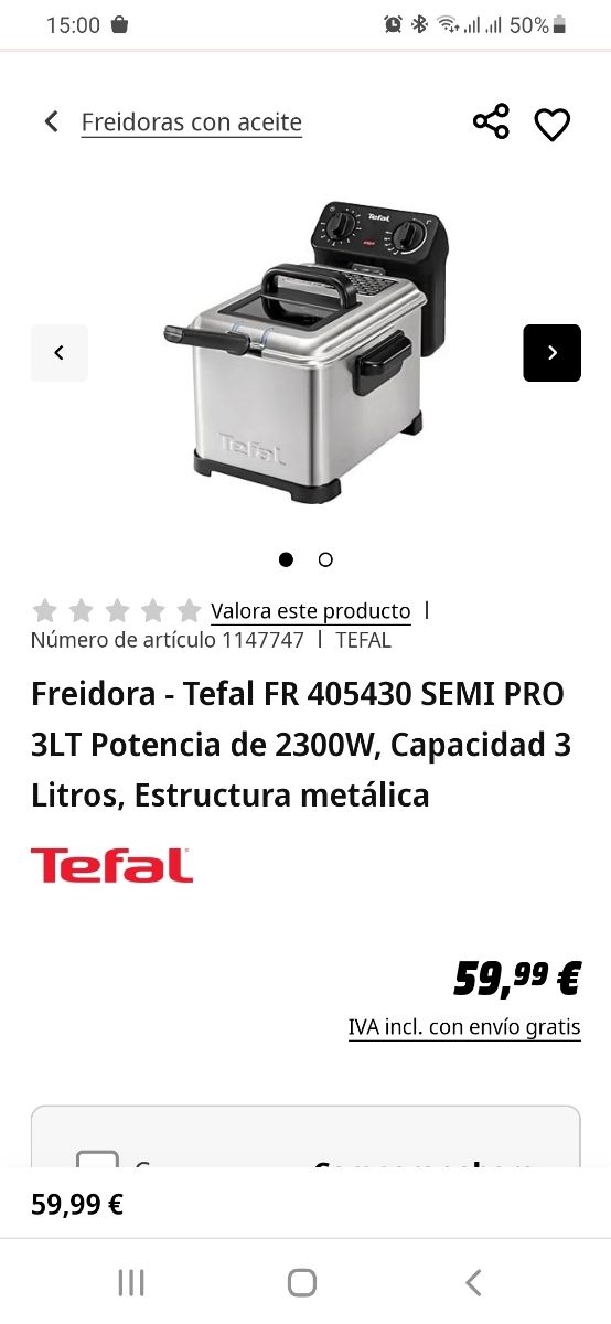 FREIDORA ELECTRICA