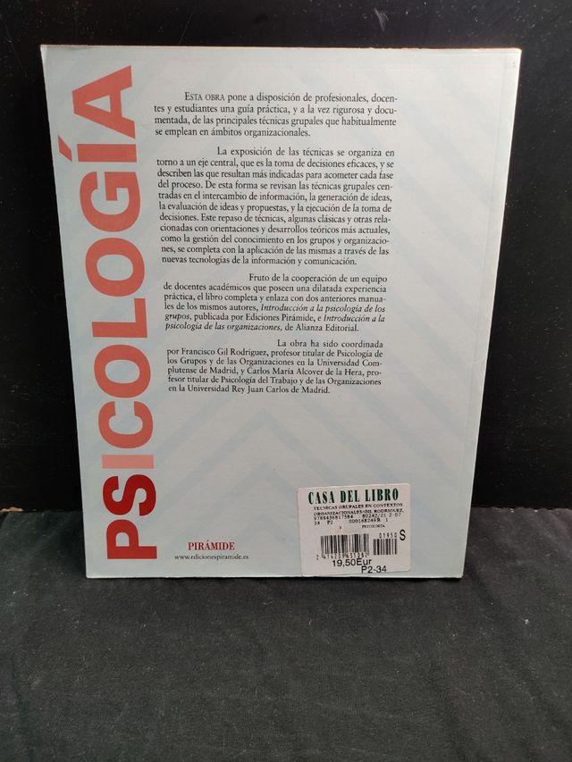 Libro técnicas grupales en contextos