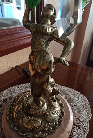 2 CANDELABROS de BRONCE antiguo