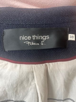 americana blazer azul marino