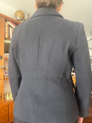 americana blazer azul marino