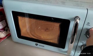 Microondas Vintage Celeste