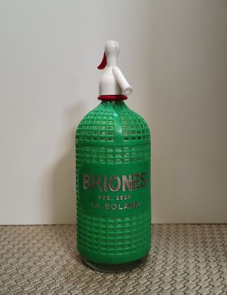 Botella sifón vintage