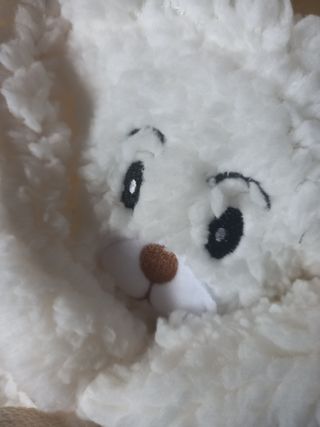 Cappello orsetto bianco