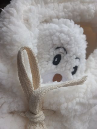 Cappello orsetto bianco