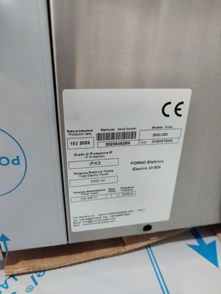 Horno Industrial panaderías UDI  60x40 cms