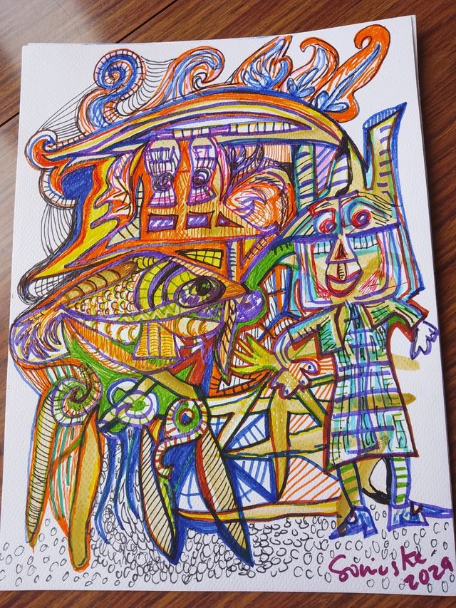 Ilustraciones de dibujos coloridas