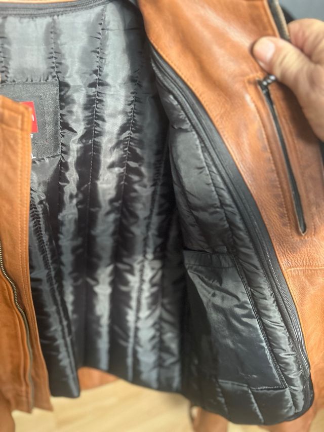 giacca da moto in pelle