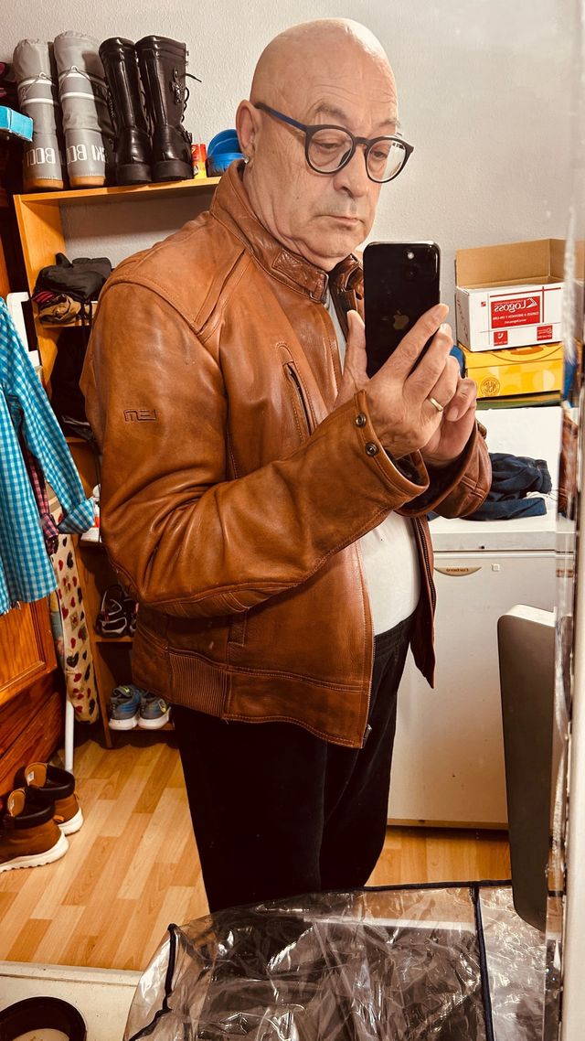 giacca da moto in pelle